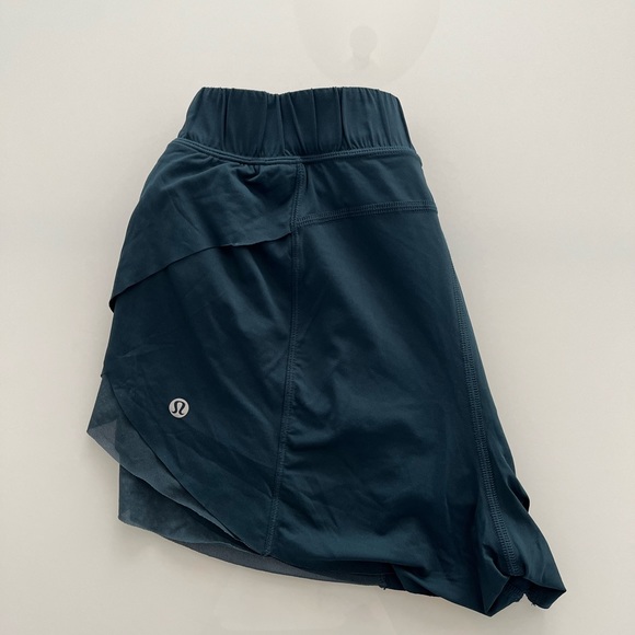 Lululemon Lightweight Running Shorts Teal | Size: W6 - Picture 1 of 6